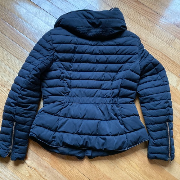 Zara Puffer Coat Fur Collar - Picture 6 of 6